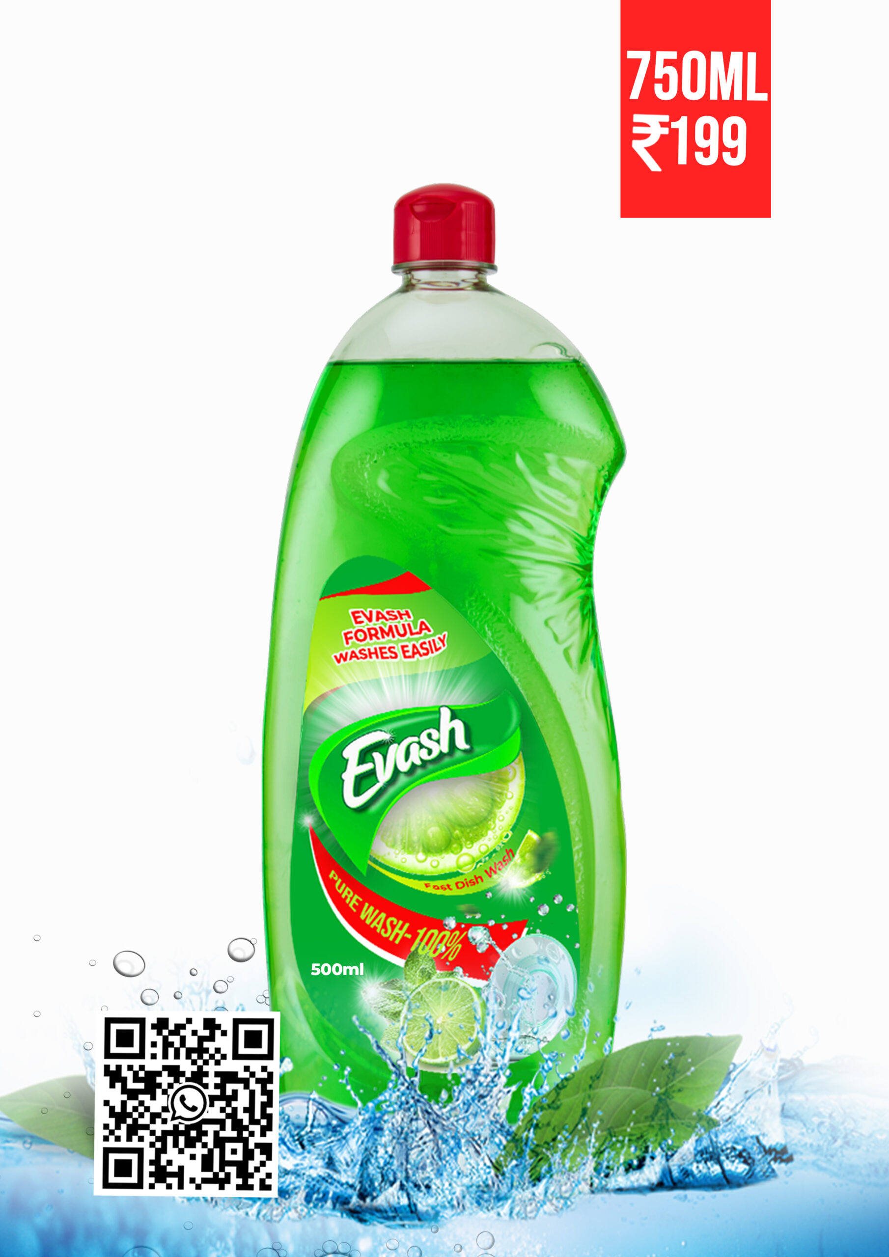 Evash Dish Wash 750ml