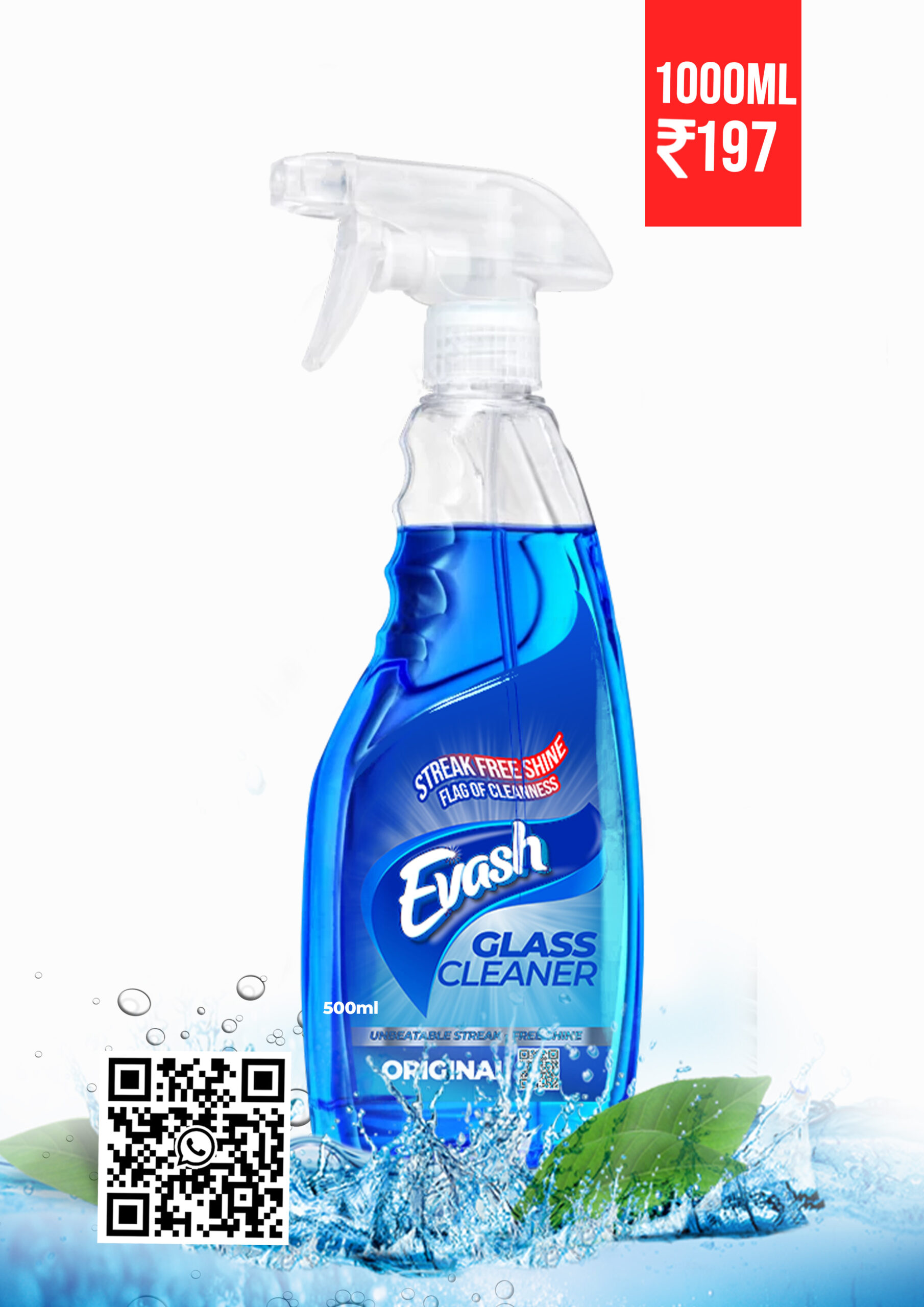 Evash Glass Cleaner 1000ml