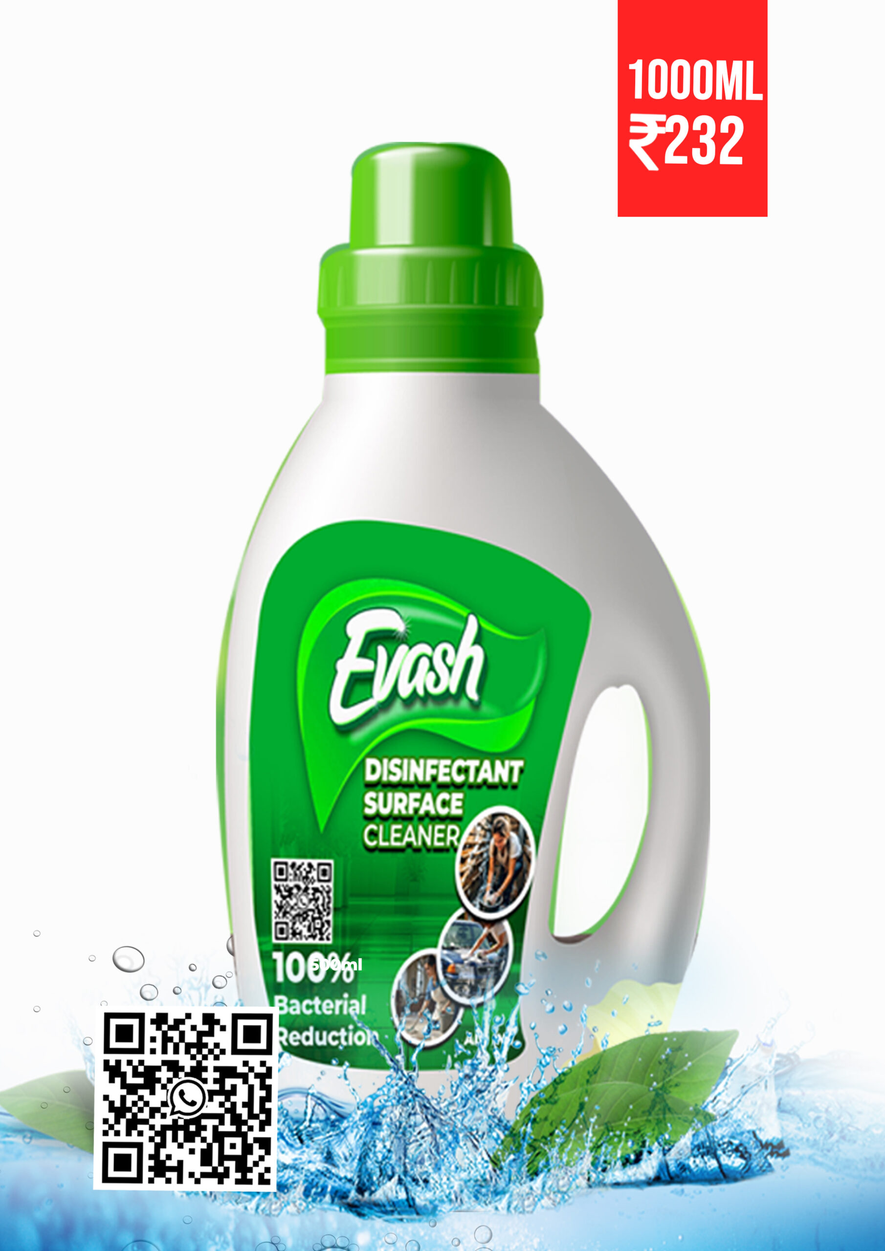 Evash Disinfectant Surface Cleaner 1000ml